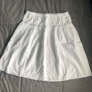 Old Navy White w/silver Skirt
